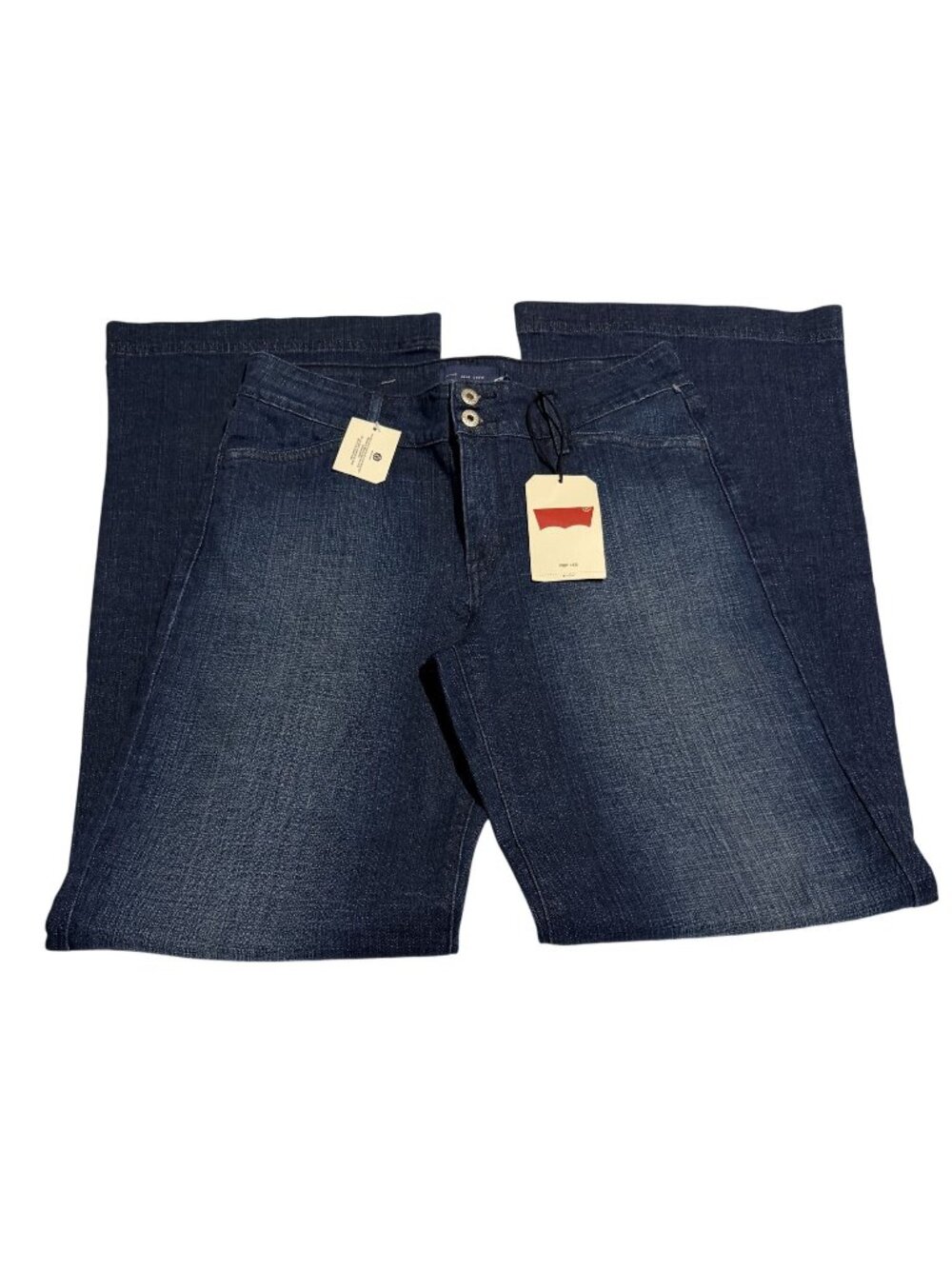 NWT Levis Womens Wide Leg Demi Curve Classic Jeans Sz 8 Waist 29 Dark Denim NEW